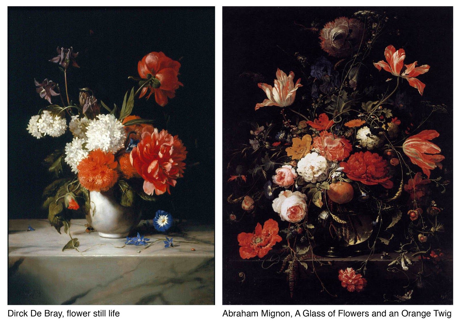 1600x1122 Painted Flower On Black Background Background With Bright - Dark Flower Painting