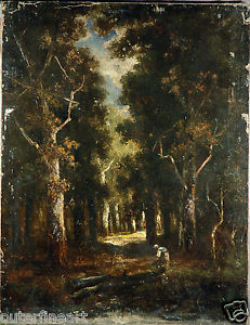 Dark Forest Painting