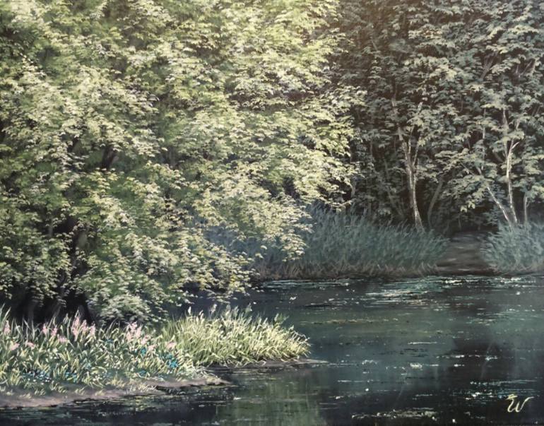 770x603 Saatchi Art Dark Forest Painting By Tania Wold - Dark Forest Painting