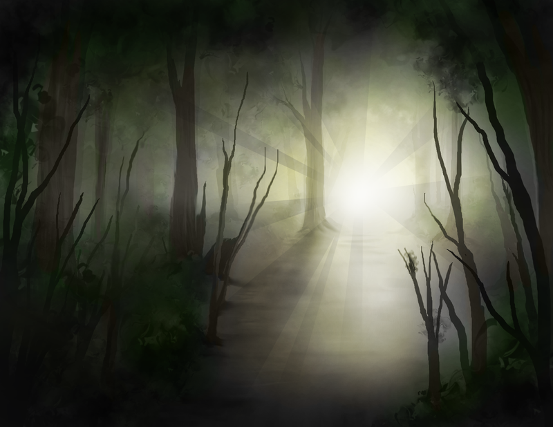 800x618 Dark Forest Digital Painting By Jdp89 - Dark Forest Painting