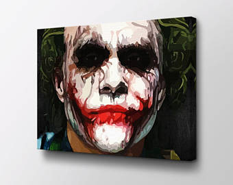 Dark Knight Joker Painting at PaintingValley.com | Explore collection ...