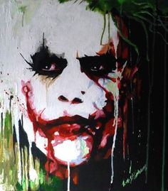 Dark Knight Joker Painting at PaintingValley.com | Explore collection ...