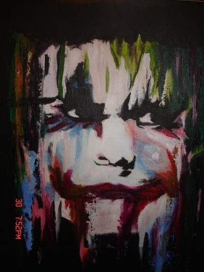 400x533 Joker Teen Ink - Dark Knight Joker Painting