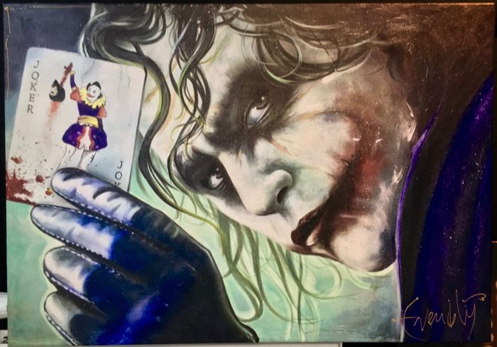 700x488 The Dark Knight - Dark Knight Painting