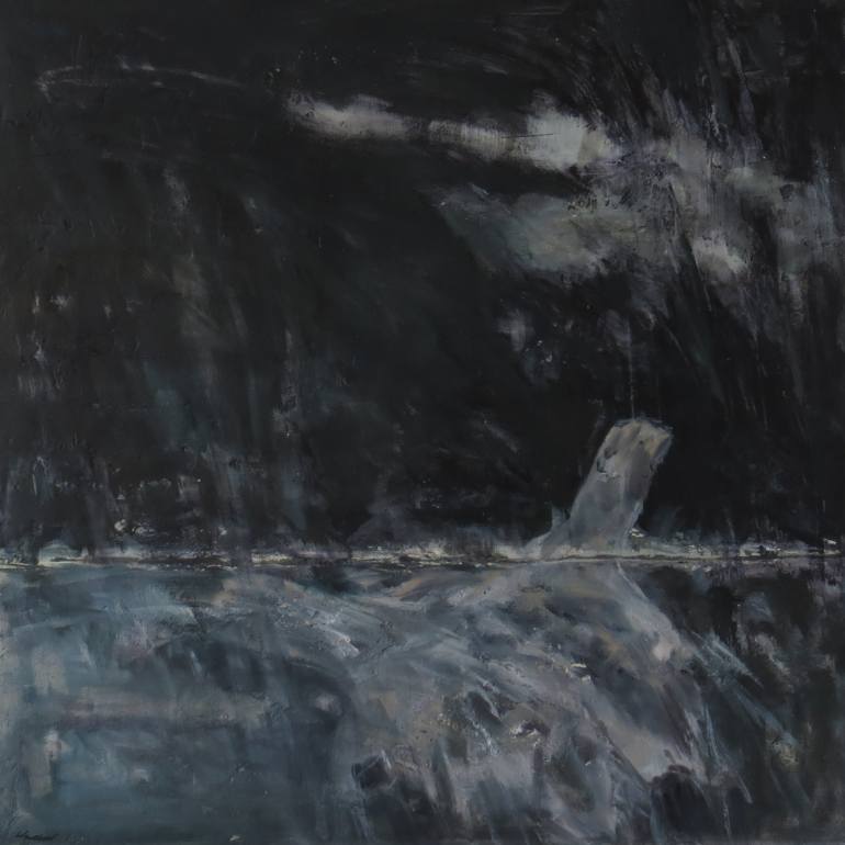 770x770 Saatchi Art (Dead) Dark Landscape Painting By Jacqueline Westland - Dark Landscape Painting