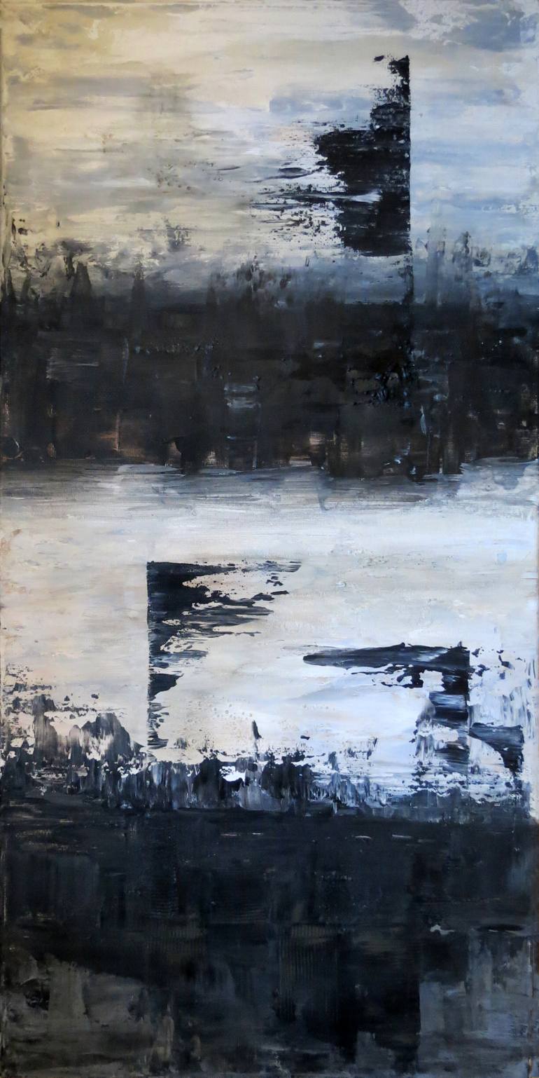 770x1538 Saatchi Art Dark Landscape Painting By Faye Sawatzky - Dark Landscape Painting