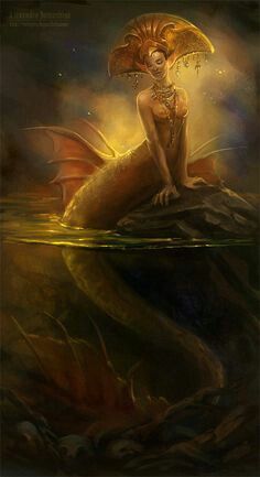 236x433 187 Best Sirens Of The Deep Images On Mermaids - Dark Mermaid Painting