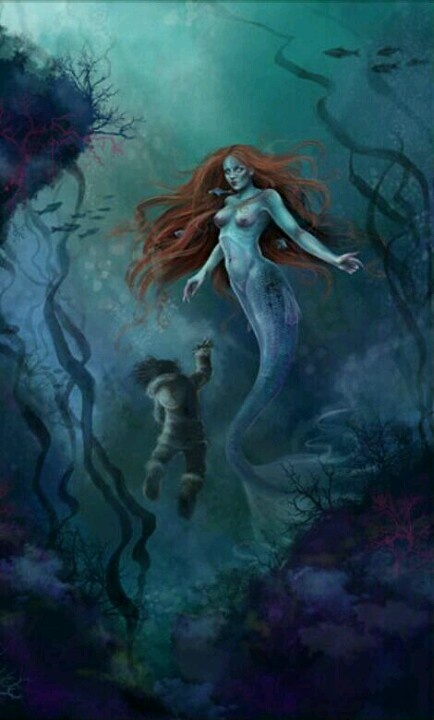434x720 92 Best Mermaids Images On Mermaids, Mermaid Art - Dark Mermaid Painting