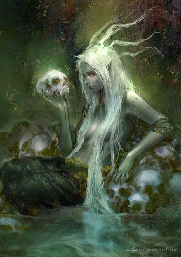 620x877 Aditya Ikranegara(Aditya777) Kai Fine Art Divient - Dark Mermaid Painting