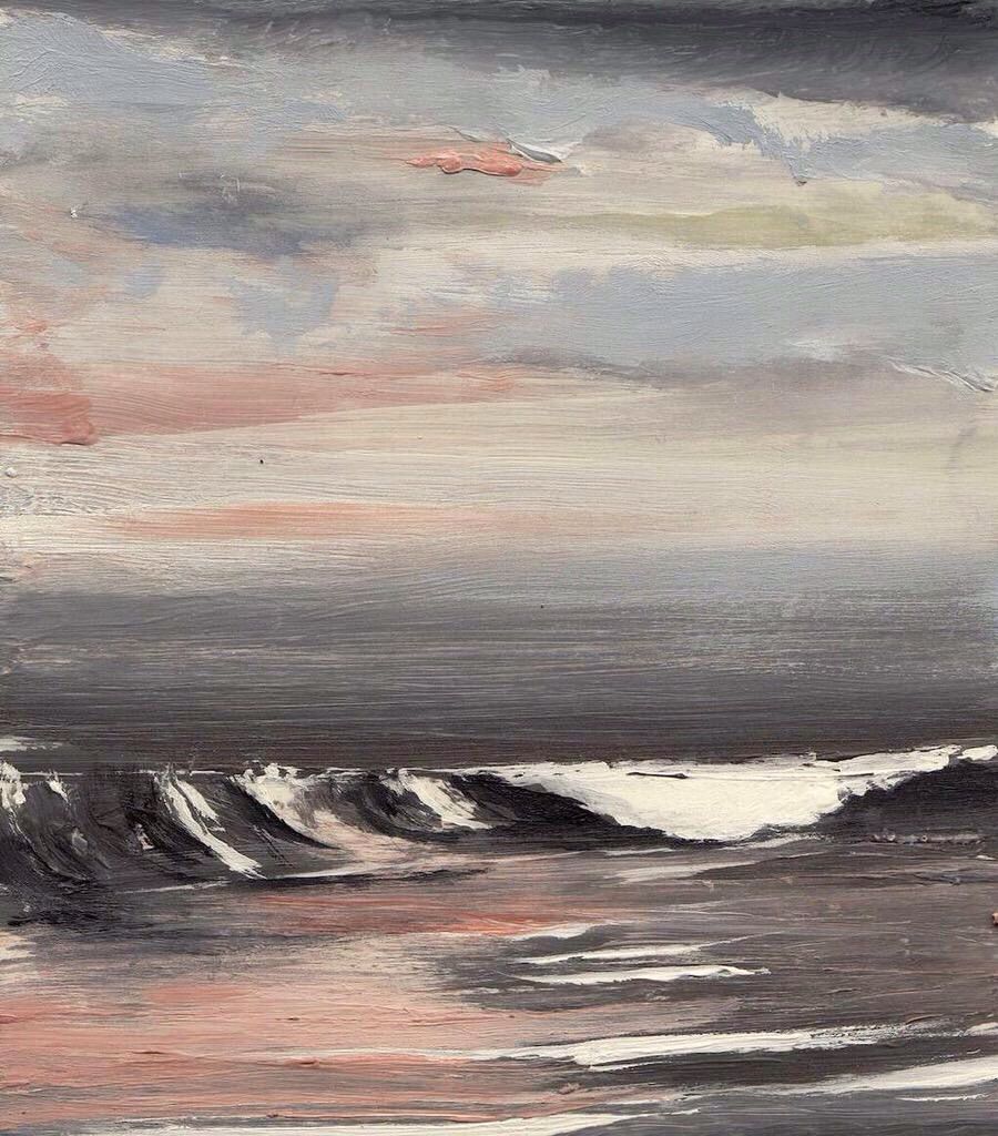 900x1024 Dark Ocean Painting Paintings Ocean And Paintings - Dark Ocean Painting