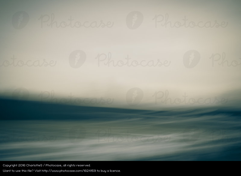 800x584 Ocean Winter Mountain Dark - Dark Ocean Painting