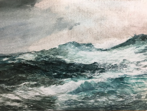 500x378 Paintings Lewis Smith - Dark Ocean Painting
