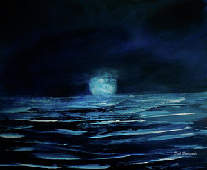 300x246 Dark Ocean Paintings - Dark Ocean Painting