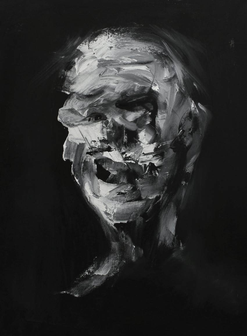 850x1157 Losing Face With Artist Pepijn Simon - Dark Painting