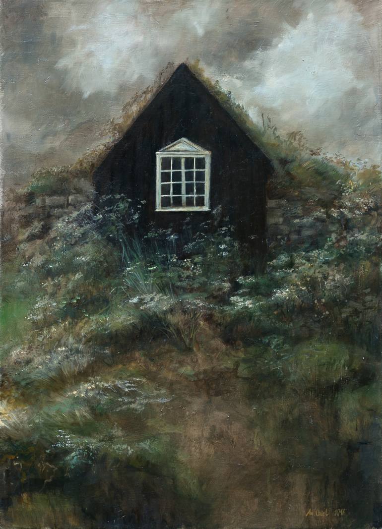 770x1067 Saatchi Art Dark House - Dark Painting