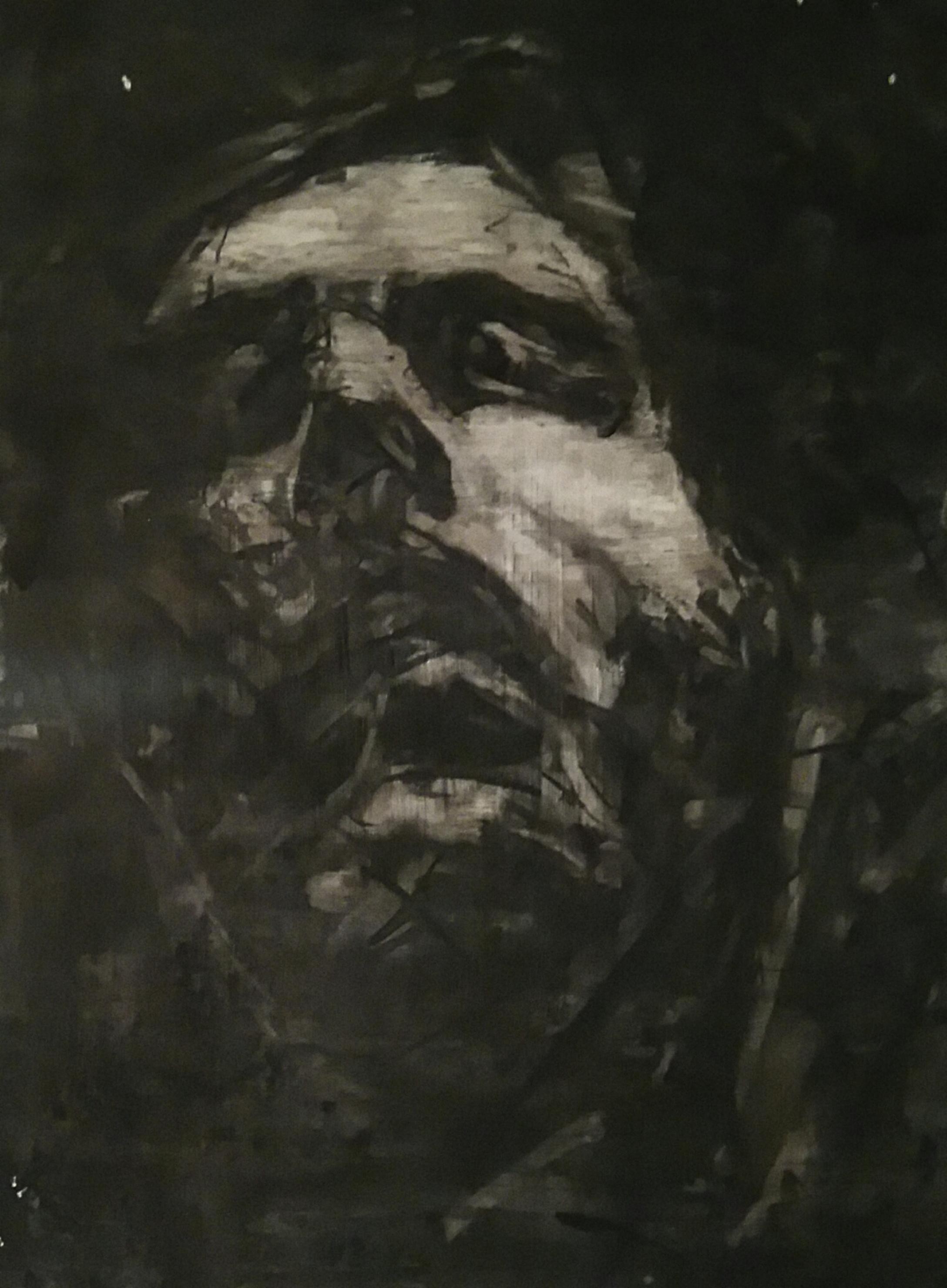 2176x2960 Shadows In The Dark - Dark Painting