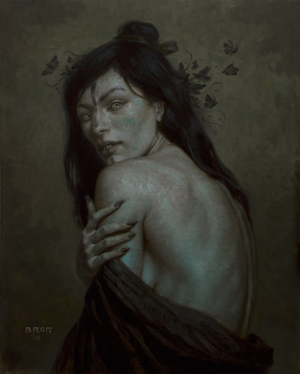 960x1194 Dark Art Show 2018 Beinart Gallery - Dark Painting