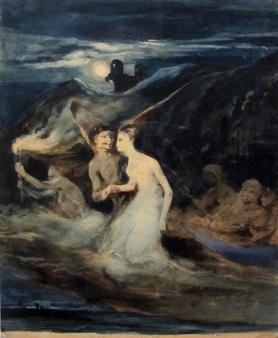 903x1098 Morbid Anatomy The Angel Of The Odd Dark Romanticism From Goya - Dark Romanticism Painting