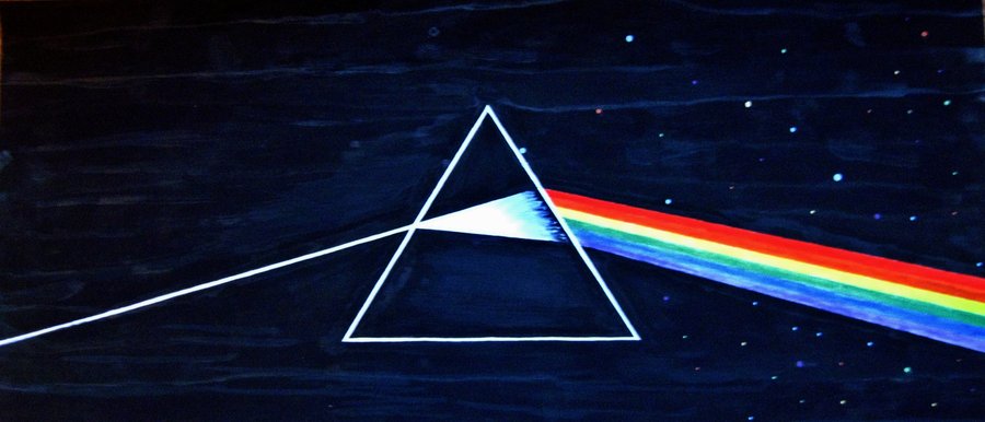 900x386 The Dark Side Of The Moon By Mylittlelight - Dark Side Of The Moon Painting