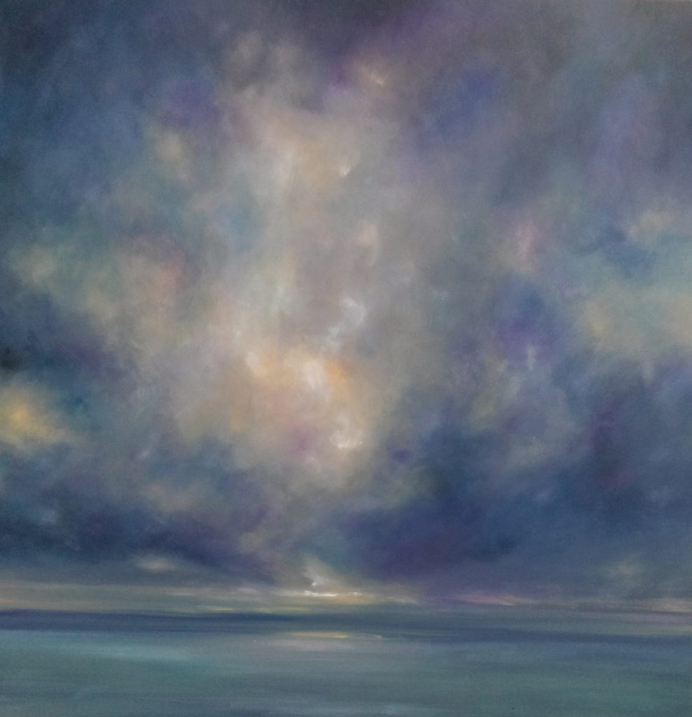 Dark Sky Painting at PaintingValley.com | Explore collection of Dark ...