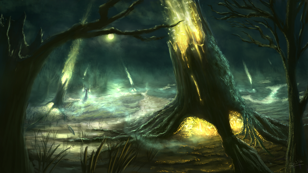 1280x720 Swamp Archives - Dark Swamp Painting