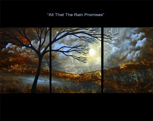 500x396 Painting - Dark Tree Painting