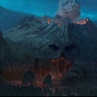 200x200 Dark Valley Matte Painting Animation - Dark Valley Painting