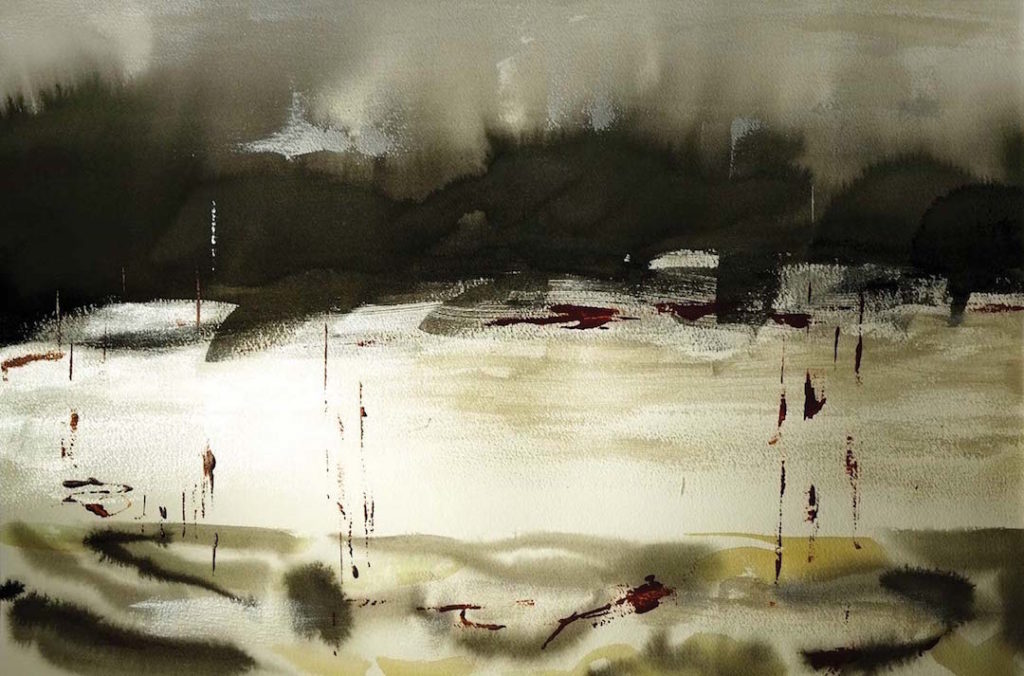 1024x676 How Contrasting Light And Dark Creates An Explosive Effect In Art - Dark Water Painting