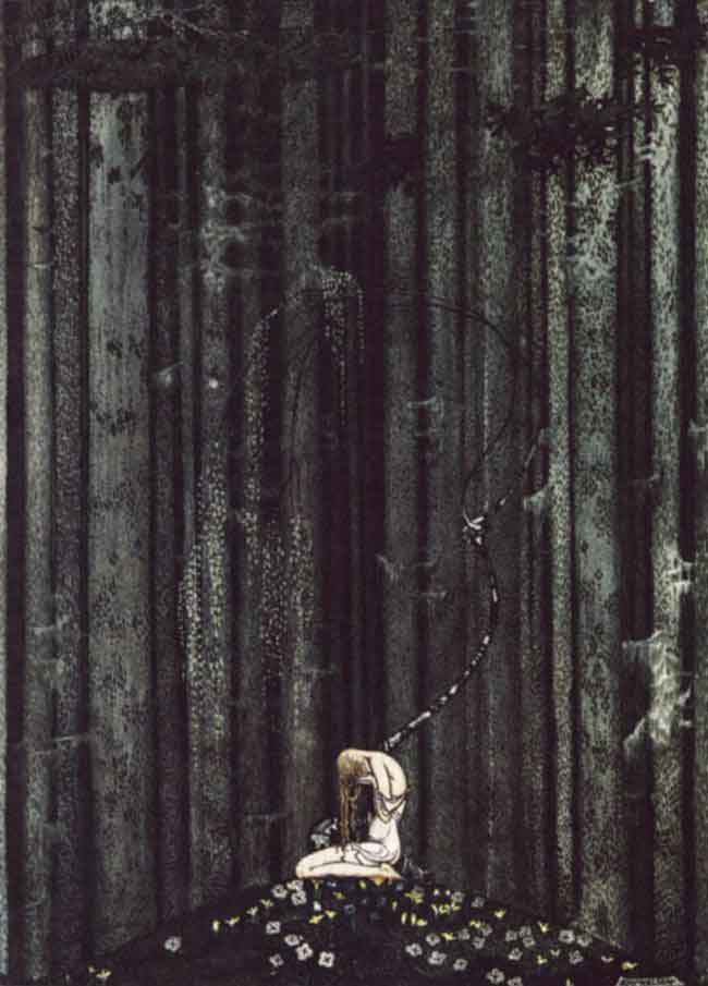 650x905 Nefaeria The {Wee Bit Tardy!} Luverly Of The Week In The Dark - Dark Wood Painting