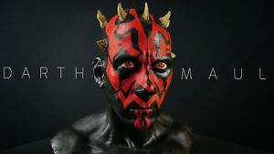 300x169 Darth Maul Bust 11 Scale Star Wars Collectible Custom Painted - Darth Maul Painting