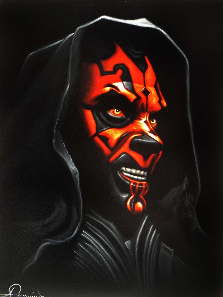 Darth Maul Painting at PaintingValley.com | Explore collection of Darth ...