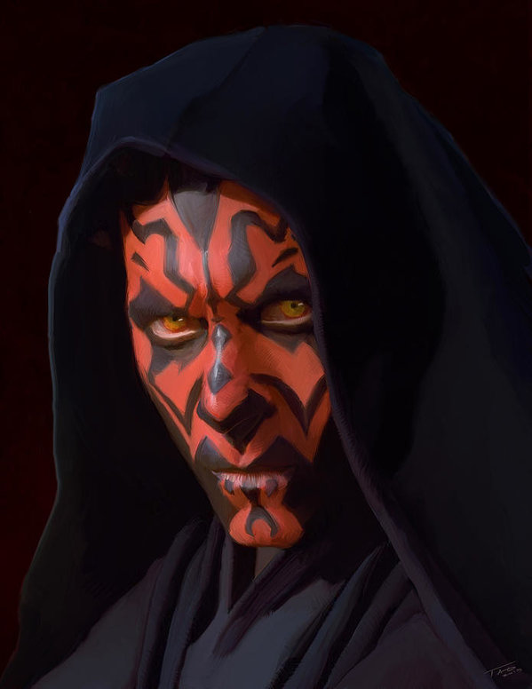 Darth Maul Painting at PaintingValley.com | Explore collection of Darth ...