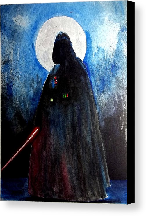 502x740 Darth Vader Silhouette Canvas Print Canvas Art By Rob Spitz - Darth Vader Acrylic Painting