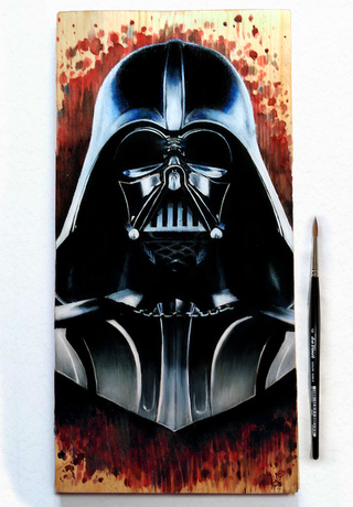 320x460 Gesges' Profile Page - Darth Vader Acrylic Painting