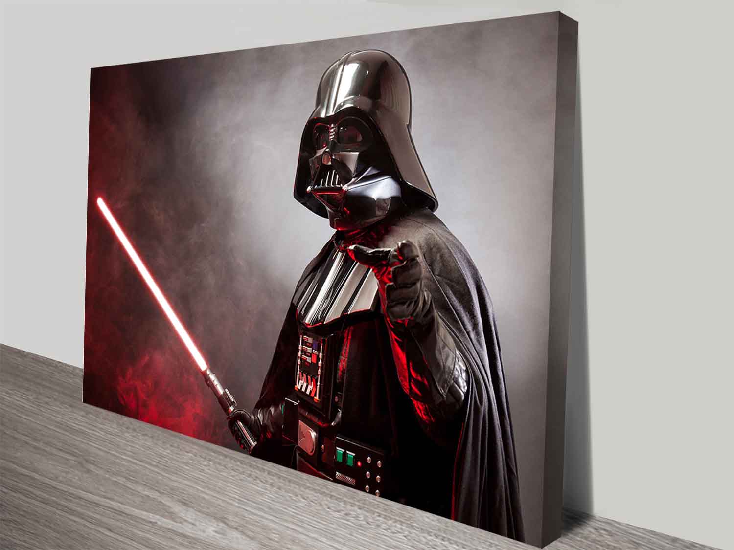 1500x1125 Darth Vader's Laser Sword Wall Art Print On Canvas Australia - Darth Vader Canvas Painting
