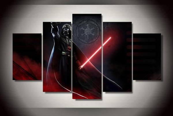 600x403 Darth Vader Painting - Darth Vader Canvas Painting