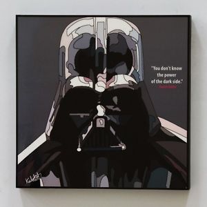300x300 Darth Vader Canvas Quotes Wall Decals Photo Painting Framed Pop - Darth Vader Canvas Painting