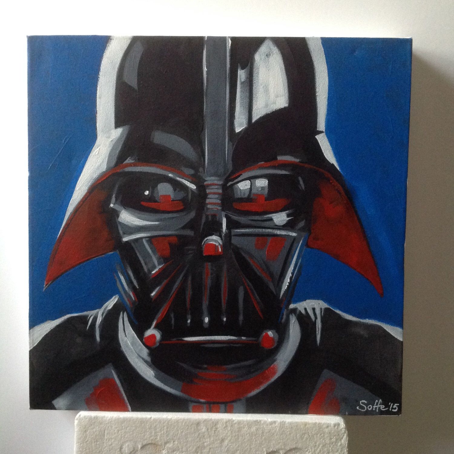 Darth Vader Canvas Painting at PaintingValley.com | Explore collection ...