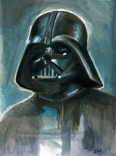 Darth Vader Fishing Painting at PaintingValley.com | Explore collection ...