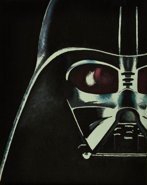 478x600 Darth Vader Painting By On @ - Darth Vader Oil Painting