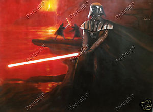 300x219 Star Wars Oil Painting Darth Vader Original Hand Painted Art - Darth Vader Oil Painting