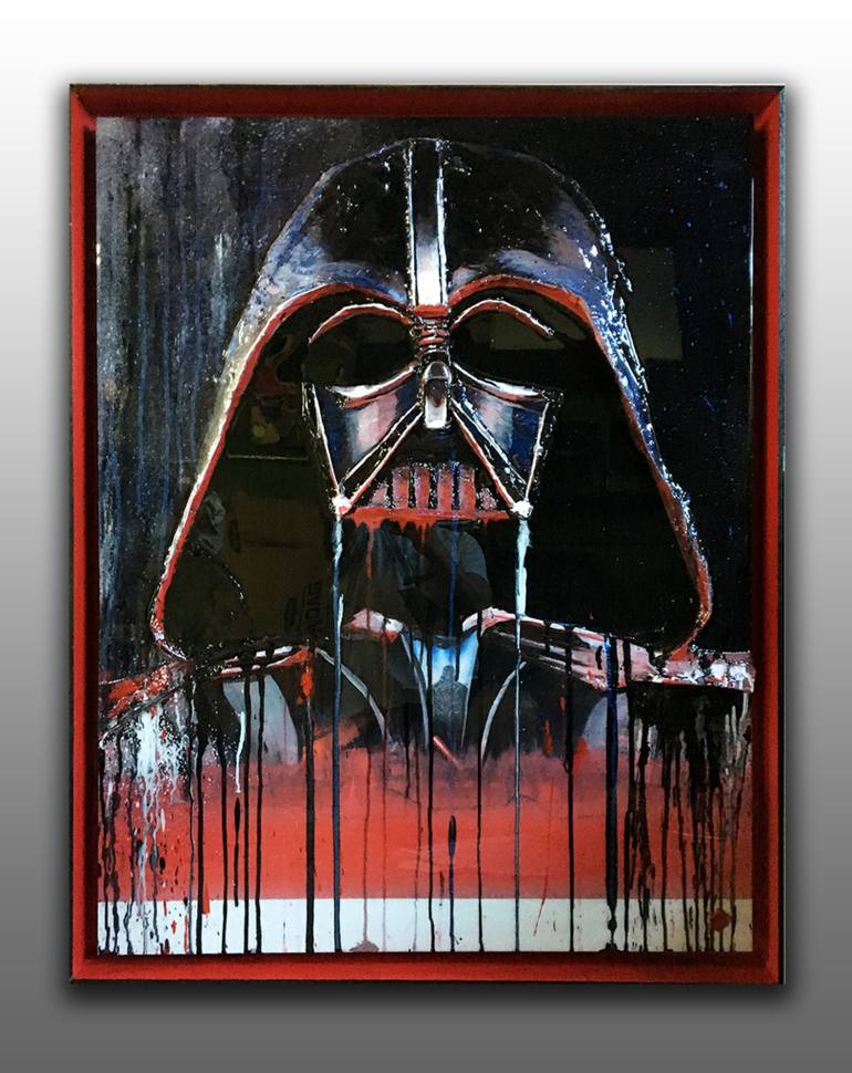 770x970 Saatchi Art Darth Vader Painting By Nicholas Hernandez - Darth Vader Painting