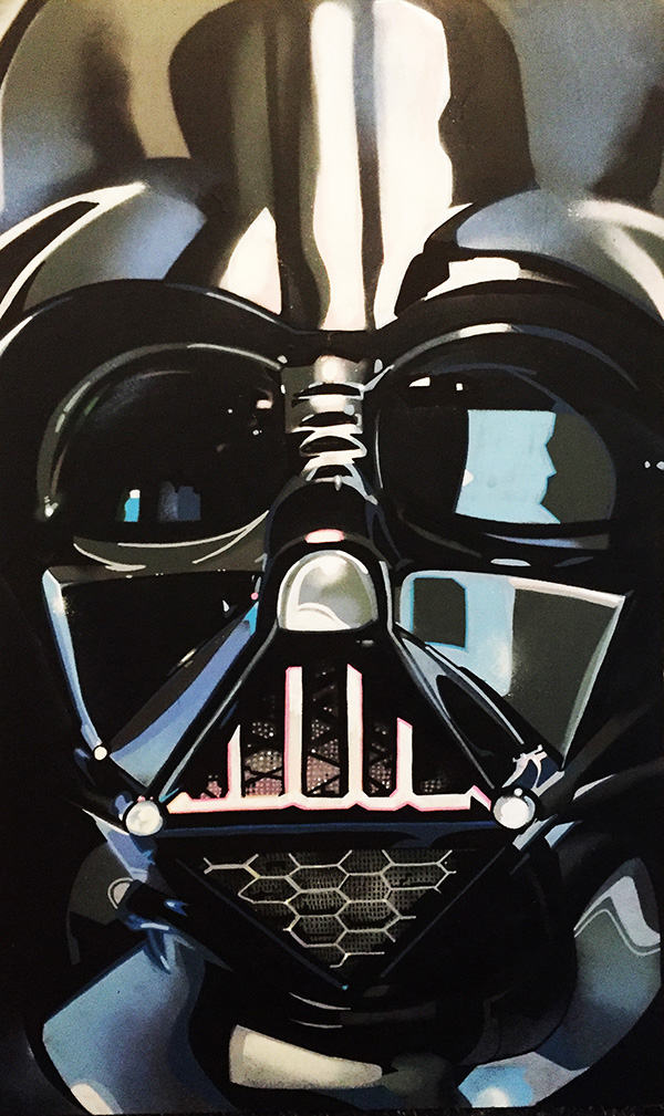 600x1009 Www.noguchi.no - Darth Vader Painting