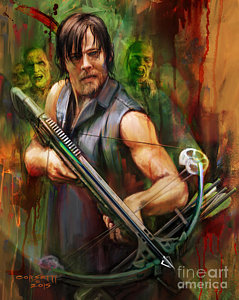 239x300 Daryl Dixon Paintings Fine Art America - Daryl Dixon Painting