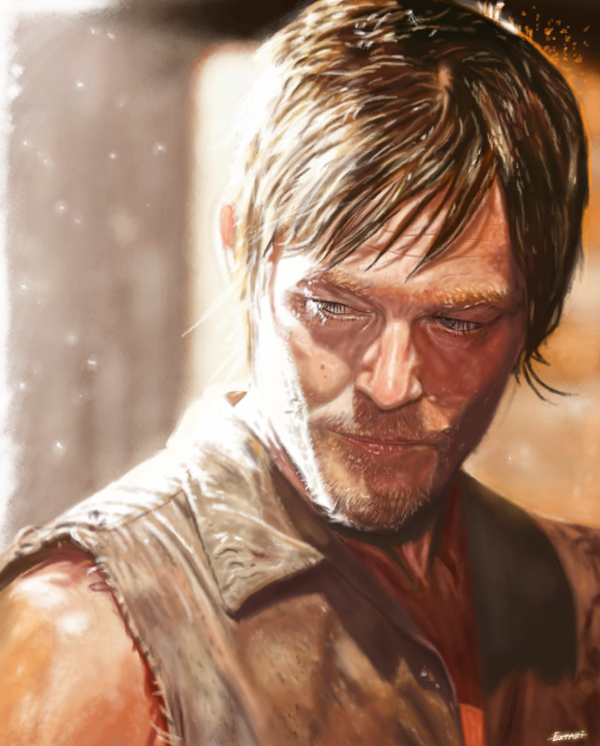 Daryl Dixon Painting At PaintingValley Com Explore Collection Of   Daryl Dixon Painting 15 