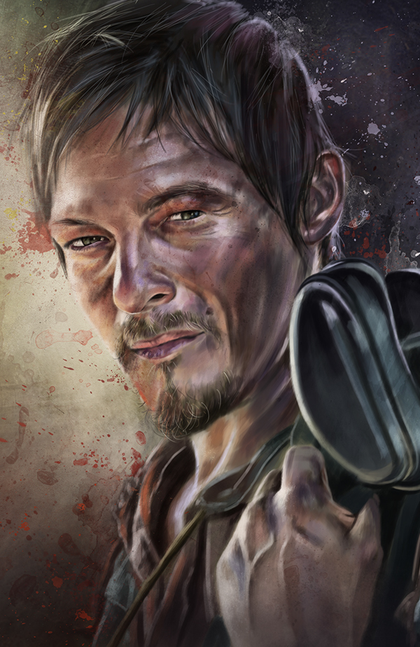 600x923 Daryl Dixon On Behance - Daryl Dixon Painting