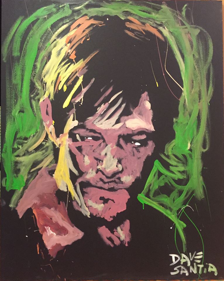 766x960 Dave Santia Speed Painter - Daryl Dixon Painting