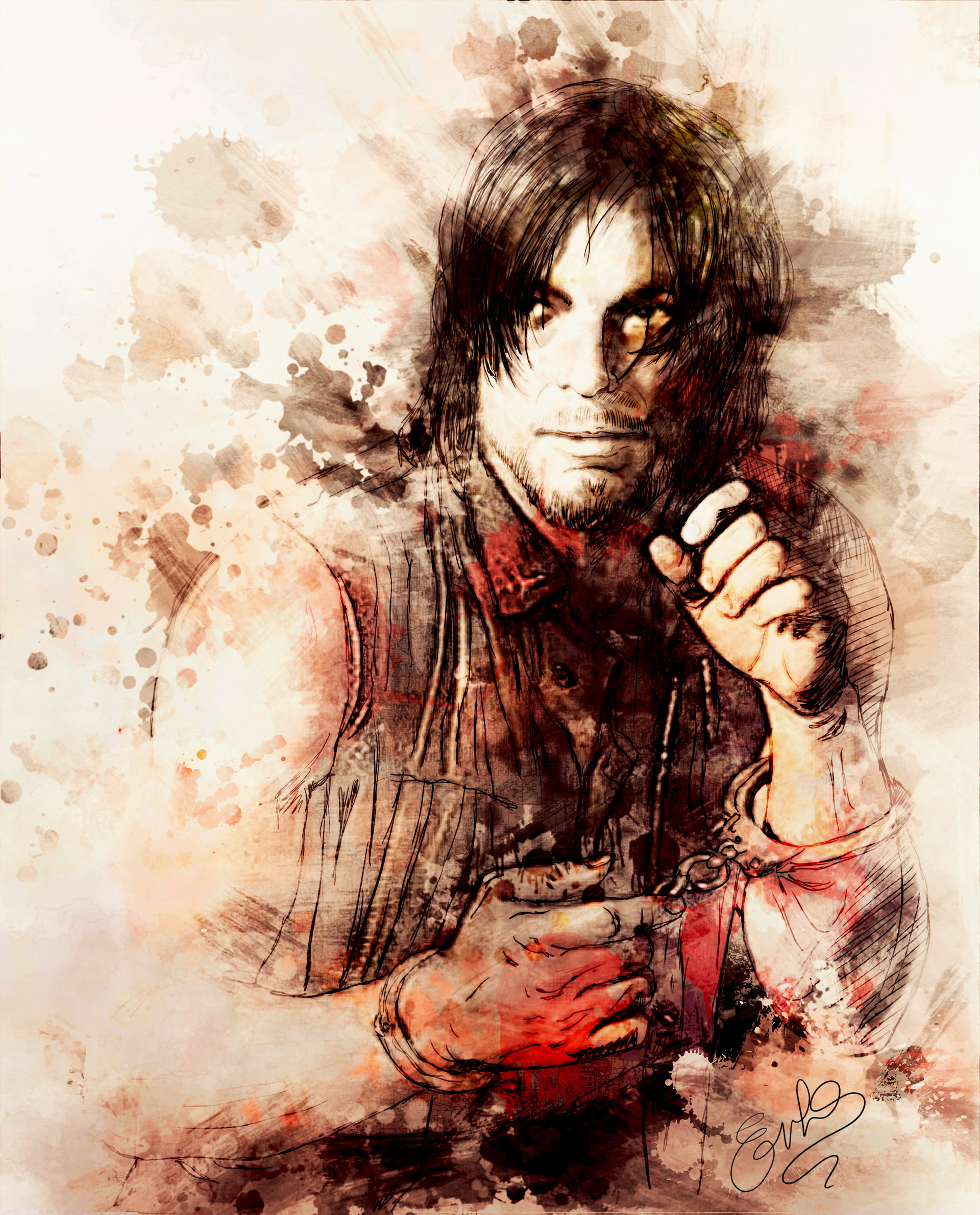 1920x2381 Eleonora Vl - Daryl Dixon Painting