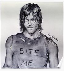 210x230 Daryl Dixon Painting Amp Mixed Media Posters Redbubble - Daryl Dixon Painting