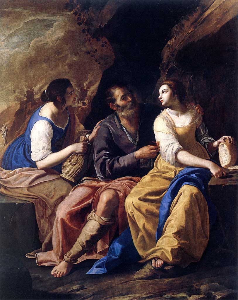 813x1024 Artemisia Gentileschi Lot And His Daughters - Daughters Painting